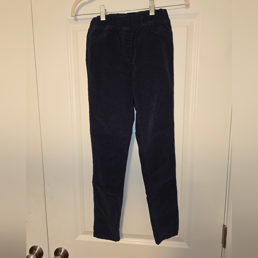 Boden, Girls Corduroy Trousers, Navy Blue, Size 12Y